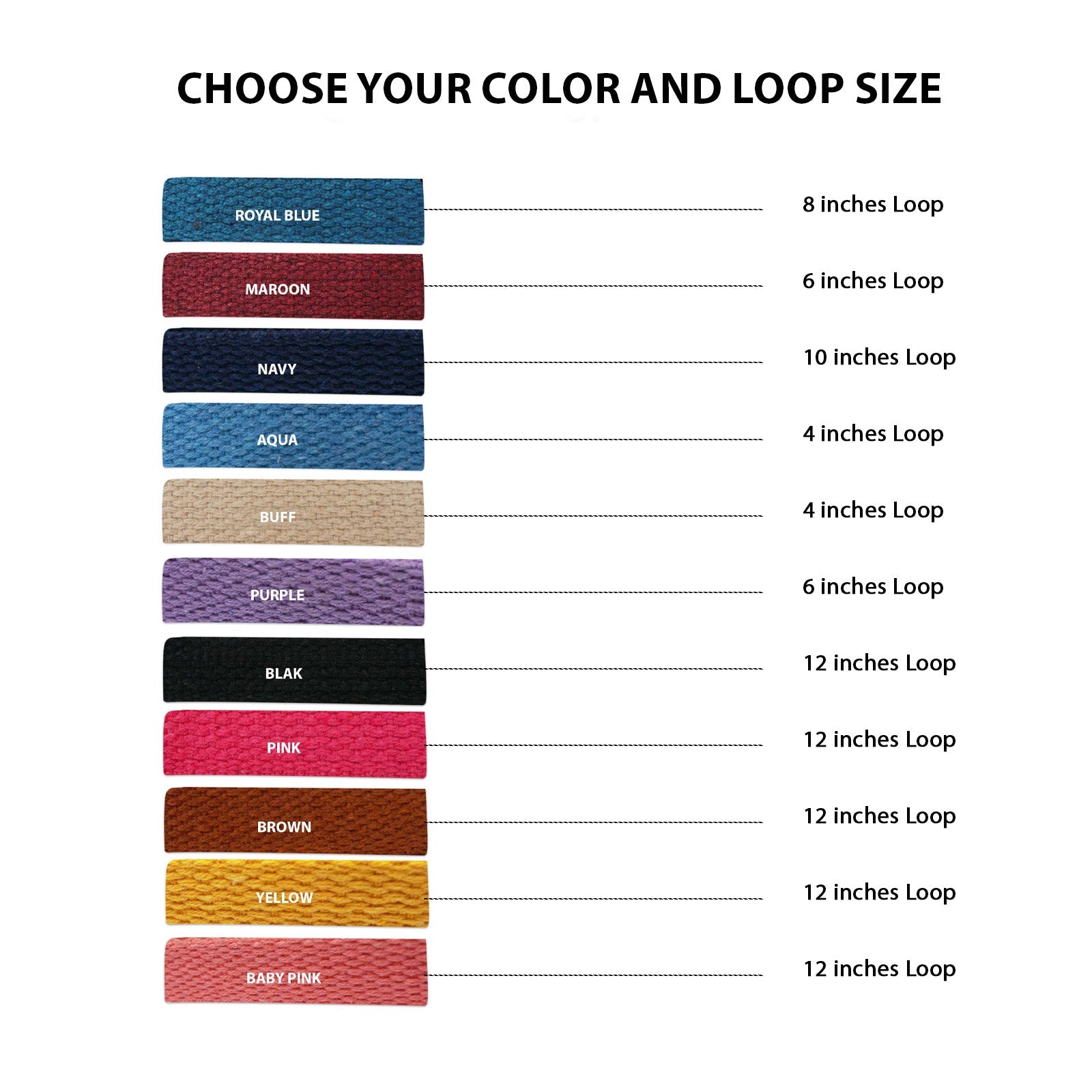 Cotton Yoga Loop Bands