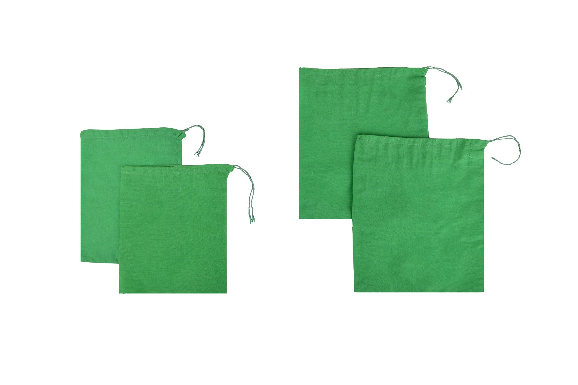 Forest Green Cotton Pouch