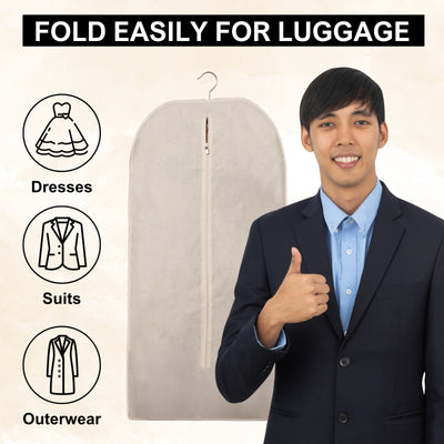 Zippered Cotton Garment Bag