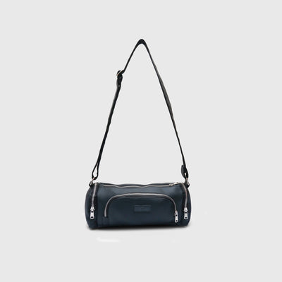 Multi-Pocket Leather Handbag