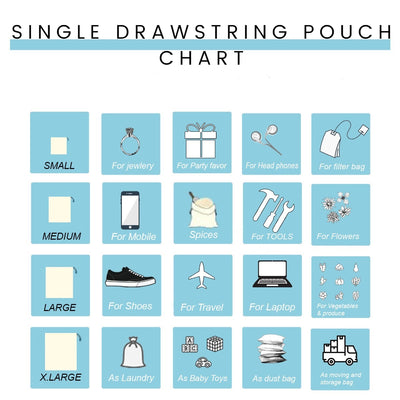 Classic Cotton Drawstring Pouch