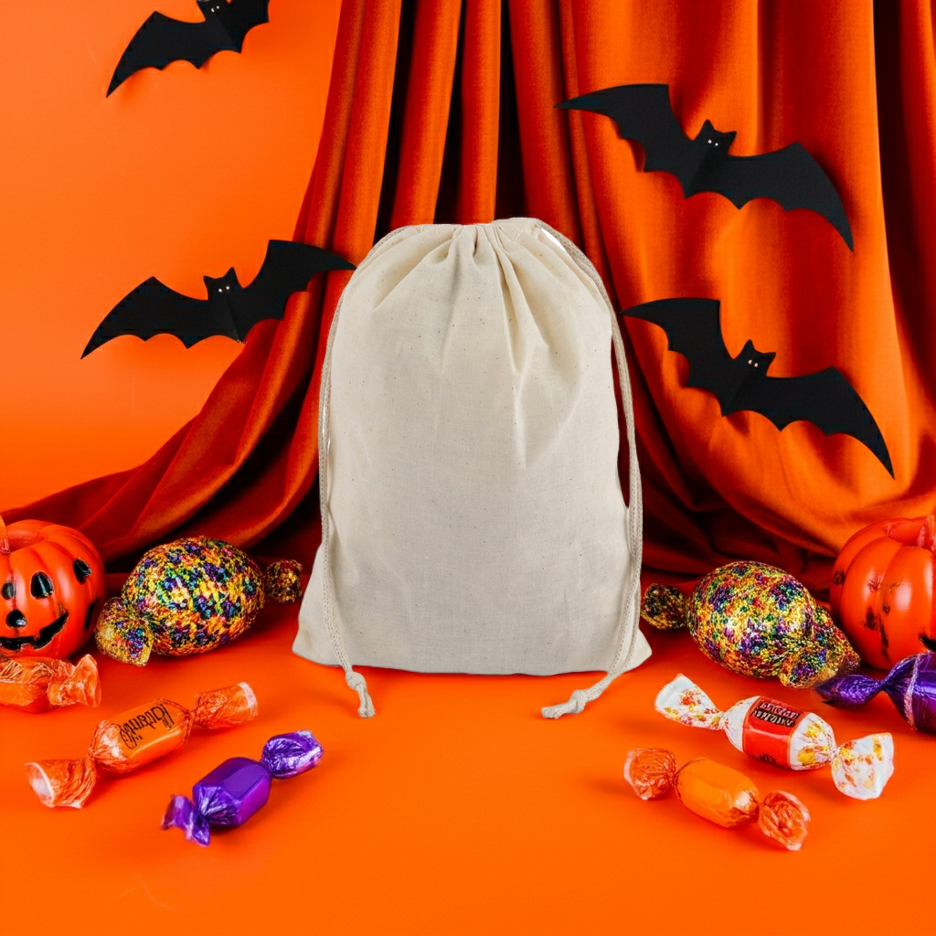 Classic Cotton Double Drawstring Pouch