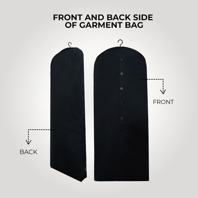 Buttoned Cotton Garment Bag