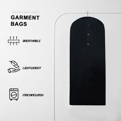 Buttoned Cotton Garment Bag