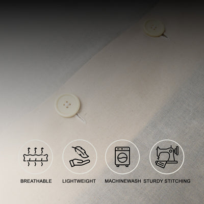 Buttoned Cotton Garment Bag