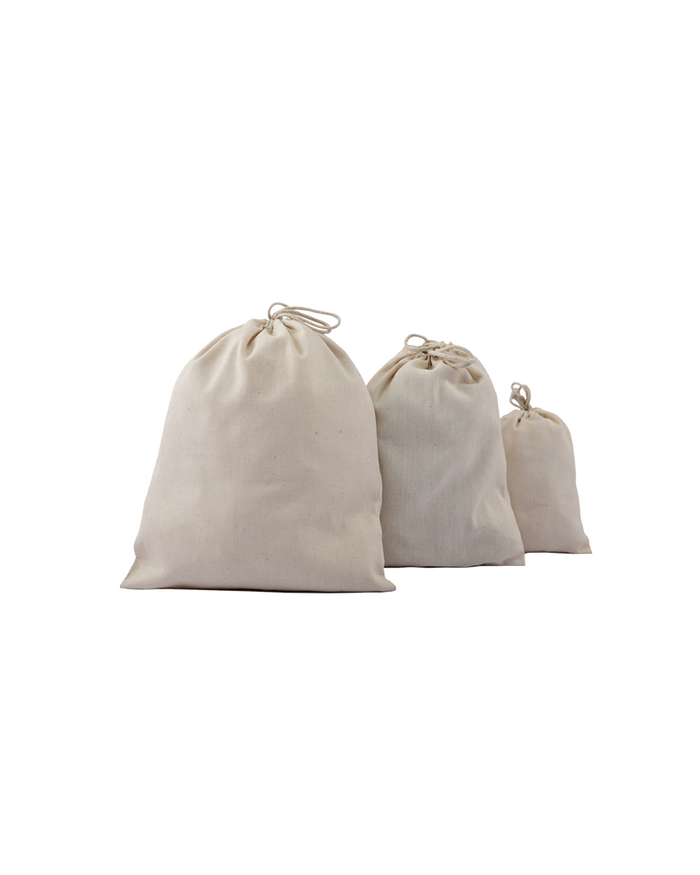 6x10 in Cotton Drawstring Bag
