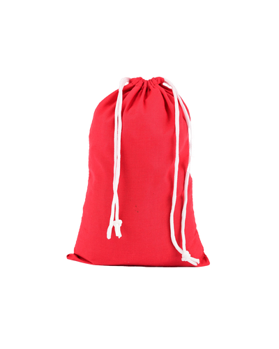 Berry Red Cotton Pouch