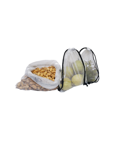 Polyester Mesh Drawstring Pouch