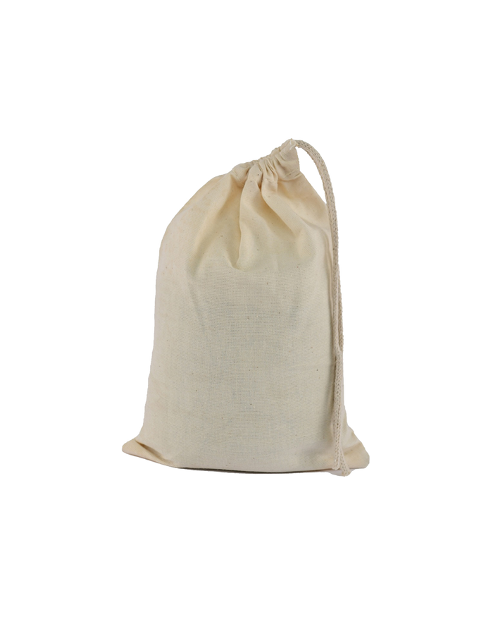 5x8 in Cotton Drawstring Bag