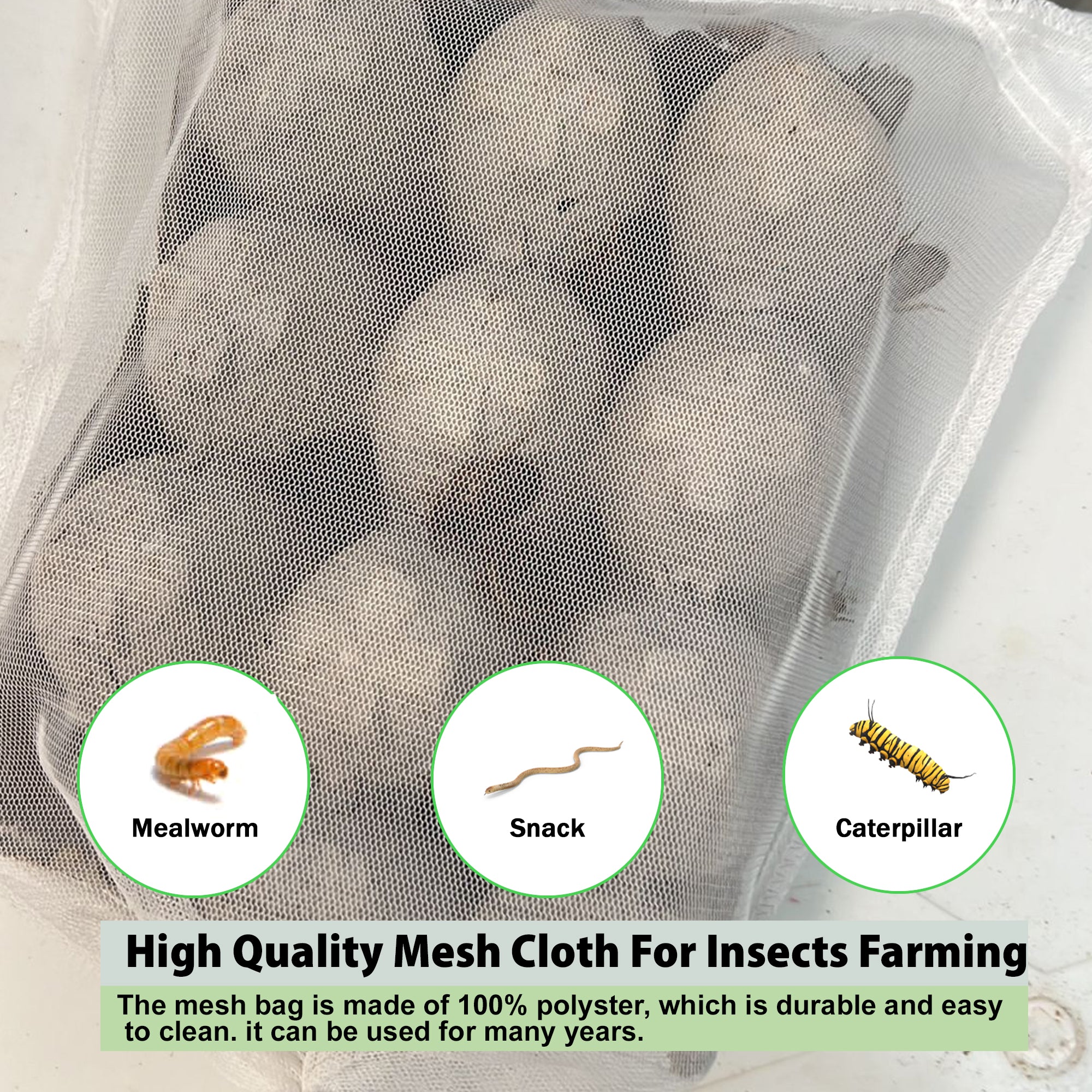 Polyester Mesh Drawstring Pouch