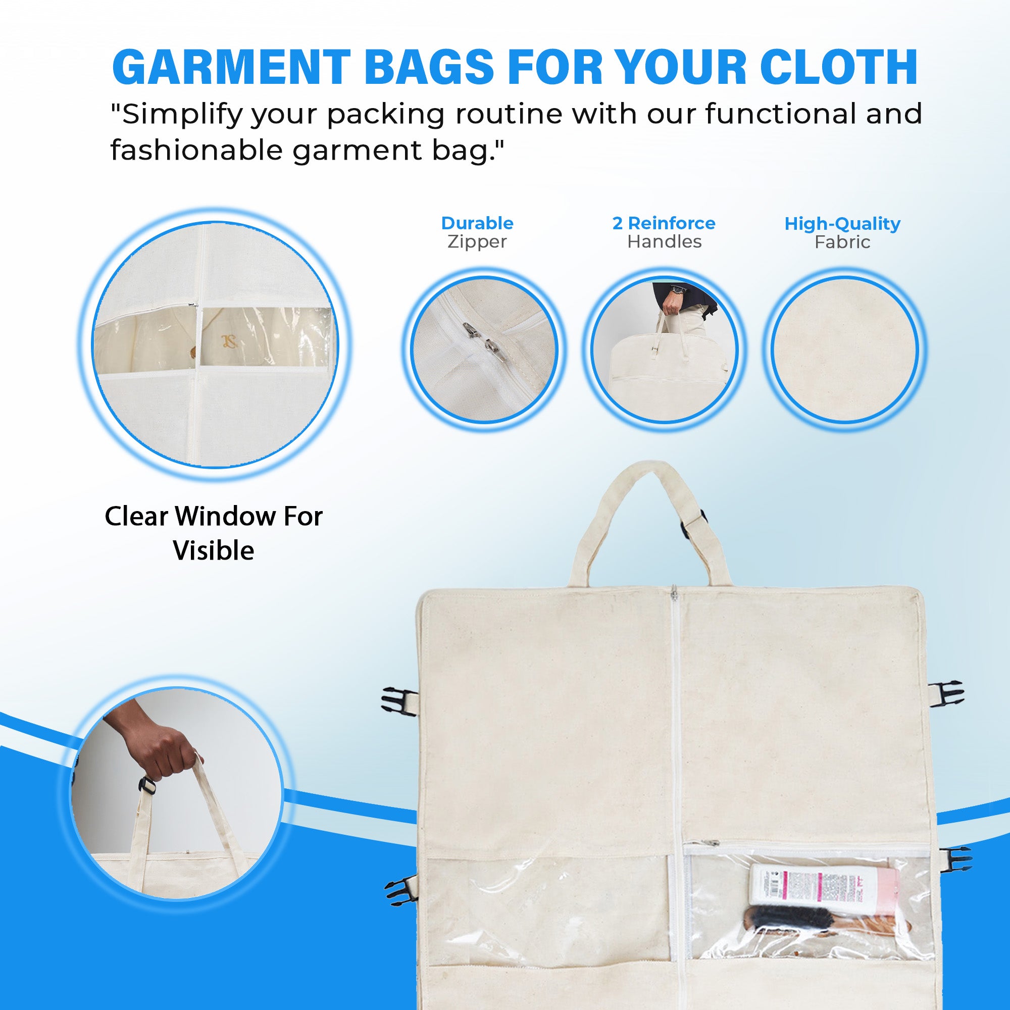 Clear Window Garment Bag