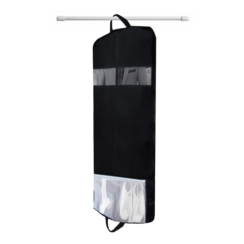 Cotton Garment Bag with Clear Window | Travel & Wardrobe Suit Cover USA |  Cotton Pouch