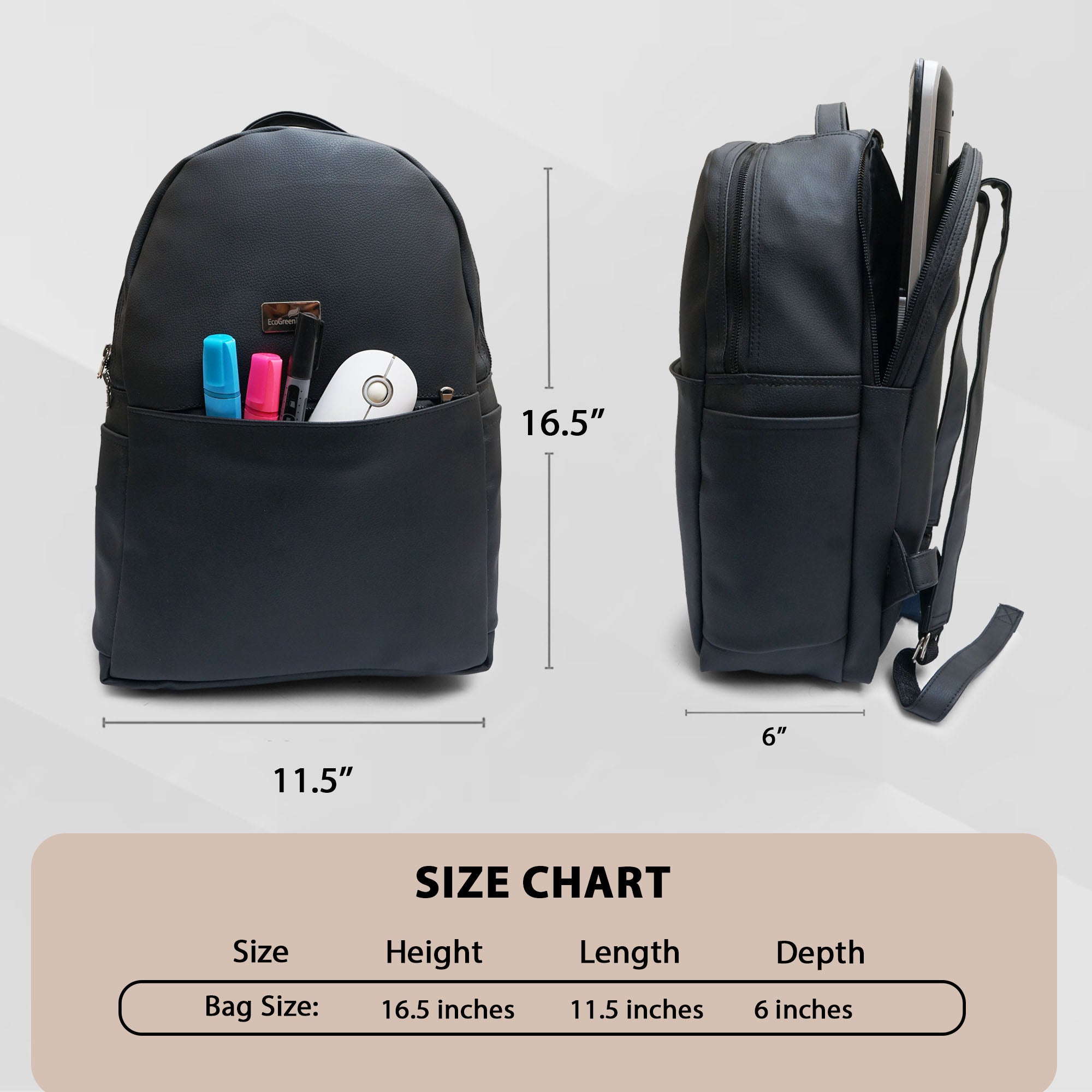 Urban Leather Backpack