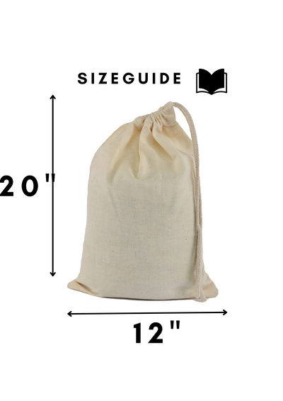 Classic Cotton Drawstring Pouch