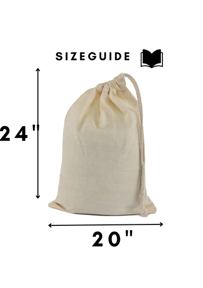 Classic Cotton Drawstring Pouch