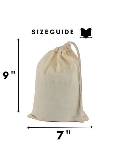 Classic Cotton Drawstring Pouch